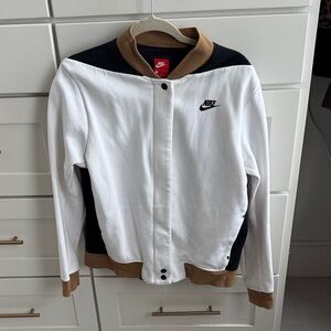 Nike Black, White, and Tan Jacket